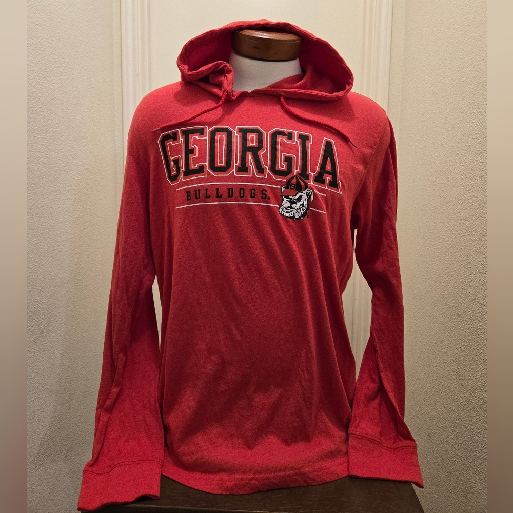 Rivalry Threads, Georgia Hoodie, Red, Large